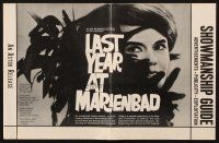 1c692 LAST YEAR AT MARIENBAD pressbook '62 Alain Resnais' L'Annee derniere a Marienbad!