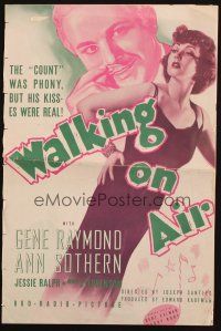 1c922 WALKING ON AIR pressbook '36 sexy red-haired Ann Sothern & Gene Raymond!