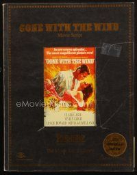 1c101 GONE WITH THE WIND paperback book '94 the entire screenplay with illustrations!
