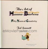 1c019 ART OF HANNA-BARBERA hardcover book '89 full-color cartoon images & production photos!