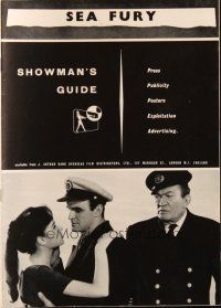 1c825 SEA FURY English pressbook '58 Stanley Baker, Victor McLaglen, Luciana Paluzzi