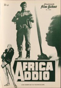 1c232 ADIOS AFRICA German program '66 Jacopetti & Prosperi's Africa Addio, different images!