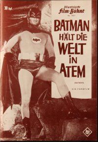1c241 BATMAN German program '67 DC Comics, great different images of Adam West in costume!