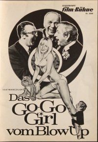 1c267 DAS GO-GO-GIRL VOM BLOW UP German program '69 German comedy, wacky sexy images!