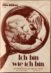 1c269 DEADLY SWEET German program '68 Col Cuore in gola, Jean-Louis Trintignant, different images!