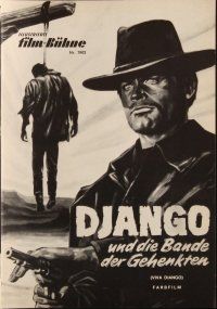 1c274 DJANGO PREPARE A COFFIN German program '68 many different images of cowboy Terence Hill!