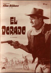 1c284 EL DORADO German program '66 John Wayne, Robert Mitchum, different western images!