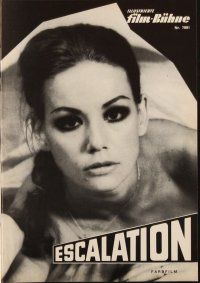 1c285 ESCALATION German program '68 Carpolicchio, different images of sexy nude Claudine Auger!