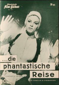 1c290 FANTASTIC VOYAGE German program '66 Raquel Welch, Fleischer sci-fi, different images!