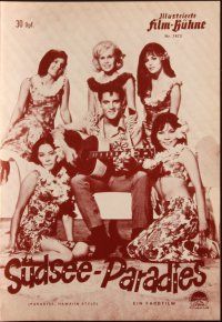 1c382 PARADISE - HAWAIIAN STYLE German program '66 Elvis Presley w/ sexy tropical babes, different!