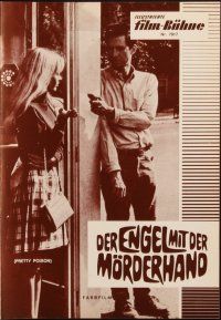 1c391 PRETTY POISON German program '68 psycho Anthony Perkins & crazy Tuesday Weld, different!