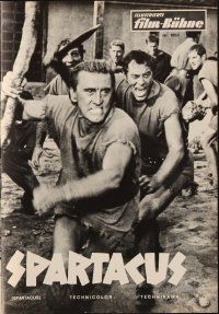 1c415 SPARTACUS German program R69 classic Stanley Kubrick & Kirk Douglas epic, different images!