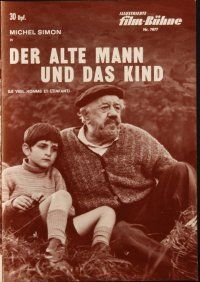 1c440 TWO OF US German program '67 Claude Berri's Le vieil homme et l'enfant, different!