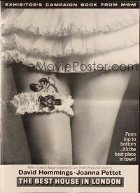 1c484 BEST HOUSE IN LONDON pressbook '69 cool sexy tattoo & garter image, x-rated!