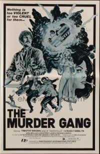1c487 BLACK HEAT pressbook '76 nothing is too violent or too cruel for The Murder Gang!