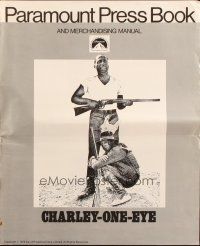 1c515 CHARLEY-ONE-EYE pressbook '73 Richard Roundtree was told he wasn't a slave anymore!