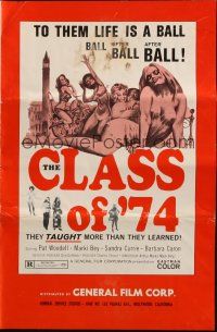 1c526 CLASS OF '74 pressbook '72 to them life is a ball, they taught more than they learned!