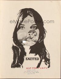 1c581 EXCITED pressbook '70 beyond human sexual responsibility, sexy nude images!