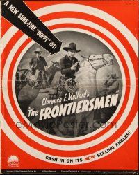 1c601 FRONTIERSMEN pressbook '38 William Boyd as Hopalong Cassidy in a new sure-fire hit!