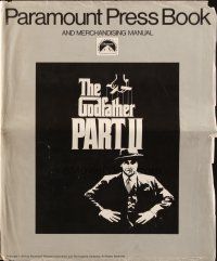 1c615 GODFATHER PART II pressbook '74 Al Pacino in Francis Ford Coppola crime classic!