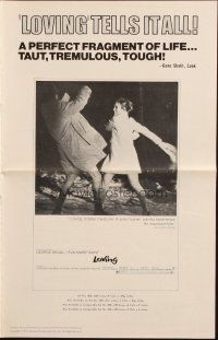 1c720 LOVING pressbook '70 great image of sexy Eva Marie Saint taking a swing at George Segal!