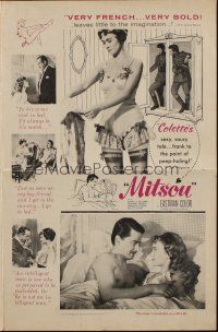 1c759 MITSOU pressbook R58 sexy Daniele Delorme in the title role, French musical!