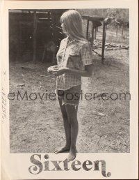 1c845 SIXTEEN pressbook '73 pretty innocent Simone Griffeth learned everything the hard way!