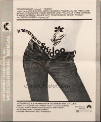 1c847 SKIDOO pressbook '69 Otto Preminger, drug comedy, sexy image of girl with pants unbuttoned!