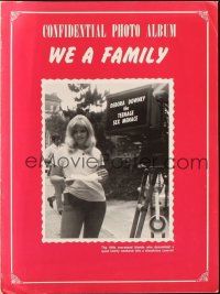 1c927 WE A FAMILY pressbook '71 Jennie Lee The Bazoom Girl, Deborah Downey the Teenage Sex Menace!