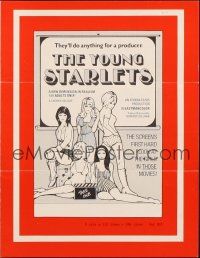 1c949 YOUNG STARLETS pressbook '73 the girls in THOSE movies will do anything for a producer!