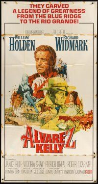 1d479 ALVAREZ KELLY 3sh '66 renegade adventurer William Holden & reckless Colonel Richard Widmark