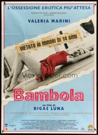1d286 BAMBOLA Italian 1p '96 full-length close up of sexy Valeria Marini in the title role!