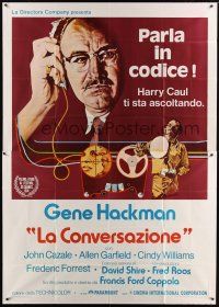 1d024 CONVERSATION Italian 2p '74 Gene Hackman is an invader of privacy, Francis Ford Coppola