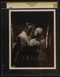 1e016 PAINTED VEIL slabbed 10x13 still '34 great close up of Greta Garbo & George Brent!