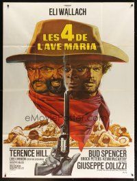 1e398 ACE HIGH French 1p R70s Eli Wallach, Terence Hill, spaghetti western, different Mascii art!