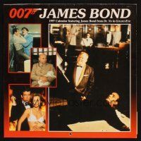 1e043 JAMES BOND 007 1997 wall calendar '97 includes some of the best images from the movies!