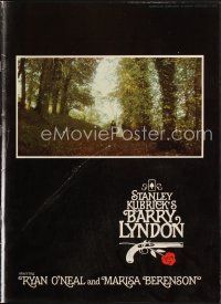 1e209 BARRY LYNDON promo brochure '75 Stanley Kubrick, Ryan O'Neal, designed by Bill Gold!