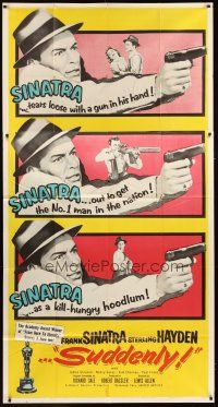 1f050 SUDDENLY 3sh '54 would-be savage sensation-hungry Presidential assassin Frank Sinatra!