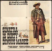 1f257 DIRTY DINGUS MAGEE 6sh '70 full-length image of Frank Sinatra as dirty cowboy!