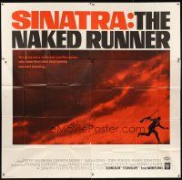 1f227 NAKED RUNNER 6sh '67 different art of Frank Sinatra on the run!