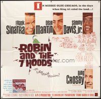 1f195 ROBIN & THE 7 HOODS 6sh '64 Frank Sinatra, Dean Martin, Sammy Davis Jr, Rat Pack in Chicago!