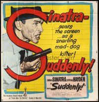 1f049 SUDDENLY 6sh '54 art of would-be Presidential assassin Frank Sinatra!
