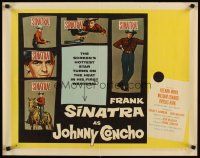 1f091 JOHNNY CONCHO style B 1/2sh '56 images of cowboy Frank Sinatra full-length & on horseback!