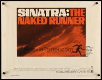 1f230 NAKED RUNNER 1/2sh '67 different art of Frank Sinatra on the run!