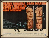1f149 OCEAN'S 11 1/2sh '60 completely different image of Frank Sinatra & The Rat Pack!
