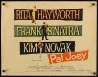 1f111 PAL JOEY style A 1/2sh '57 art of Frank Sinatra with sexy Rita Hayworth & Kim Novak!