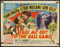 1f028 TAKE ME OUT TO THE BALL GAME style A 1/2sh '49 Frank Sinatra, Esther Williams, baseball!