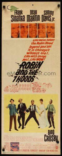 1f198 ROBIN & THE 7 HOODS insert '64 Sinatra, Dean Martin, Sammy Davis Jr, Bing Crosby, Rat Pack