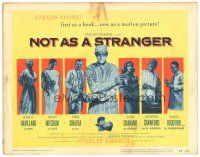 1f064 NOT AS A STRANGER TC '55 doctor Robert Mitchum, Olivia De Havilland, Frank Sinatra!