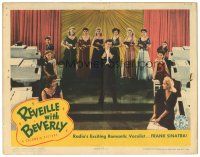 1f001 REVEILLE WITH BEVERLY LC '43 cool image of Frank Sinatra w/sexy orchestra!